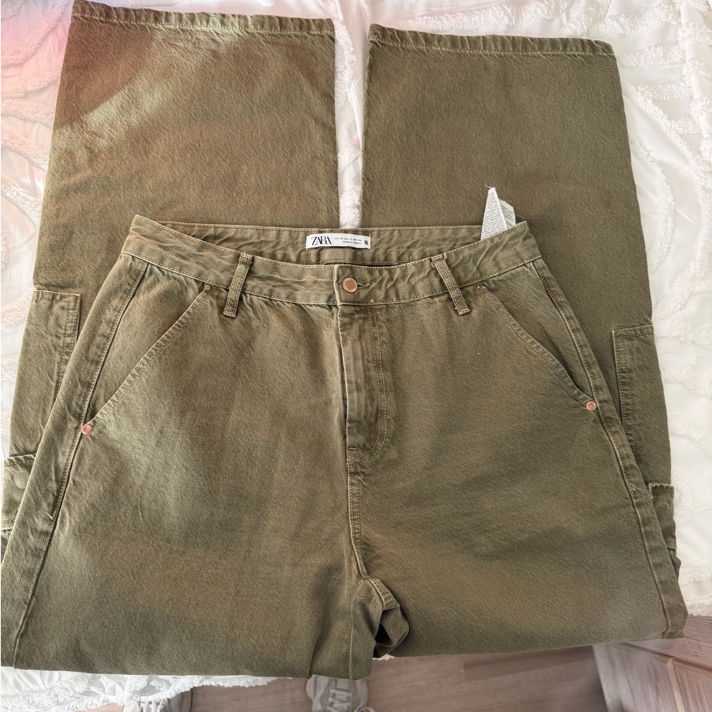 Zara Women's Wide Leg Jeans - Picture 5 of 11